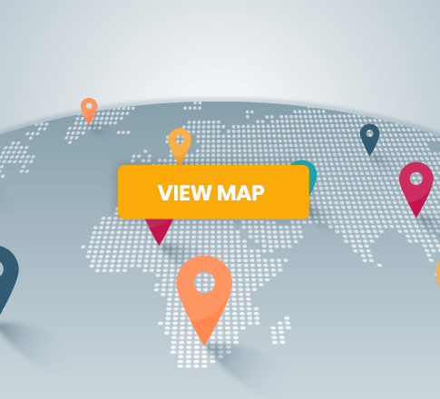 Map of INTERRENT rental desk at Paris Charles De Gaulle Airport